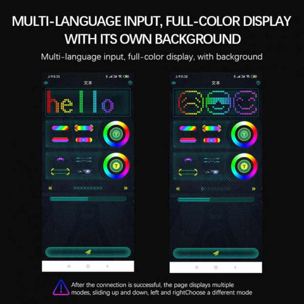 Electrifying Programmable  LED Mask