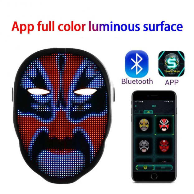 Electrifying Programmable  LED Mask