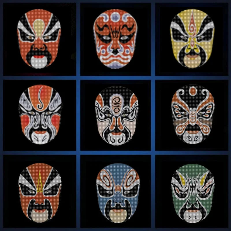 Electrifying Programmable  LED Mask