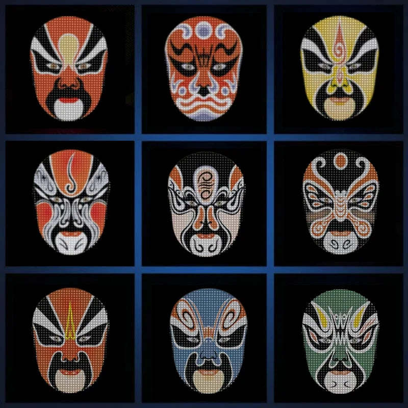 Electrifying Programmable  LED Mask