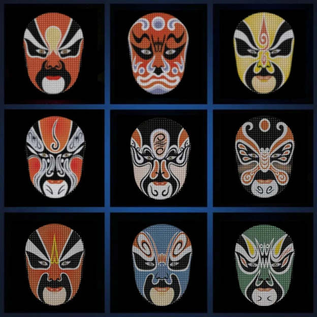 Electrifying Programmable  LED Mask