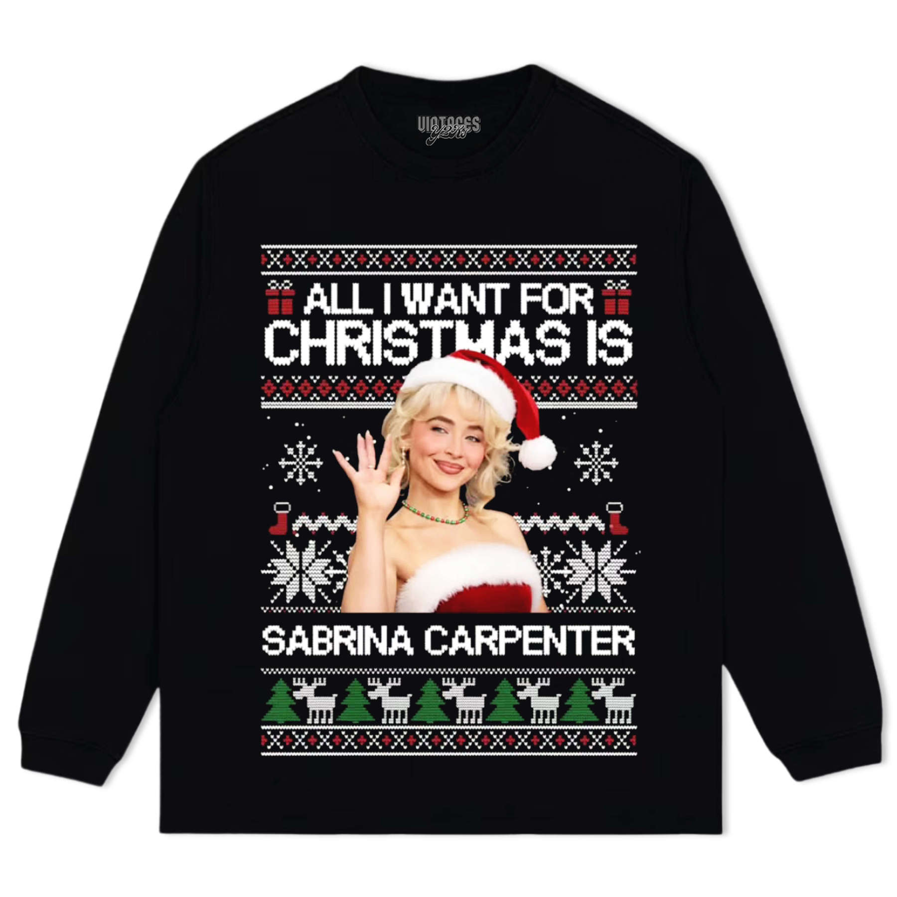 SABRINA CARPENTER CHRISTMAS STYLES TEE & LS & HOODIE