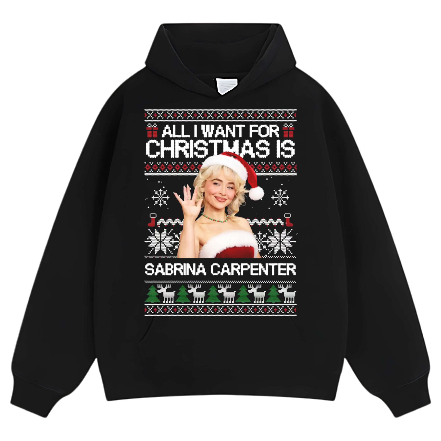 SABRINA CARPENTER CHRISTMAS STYLES TEE & LS & HOODIE