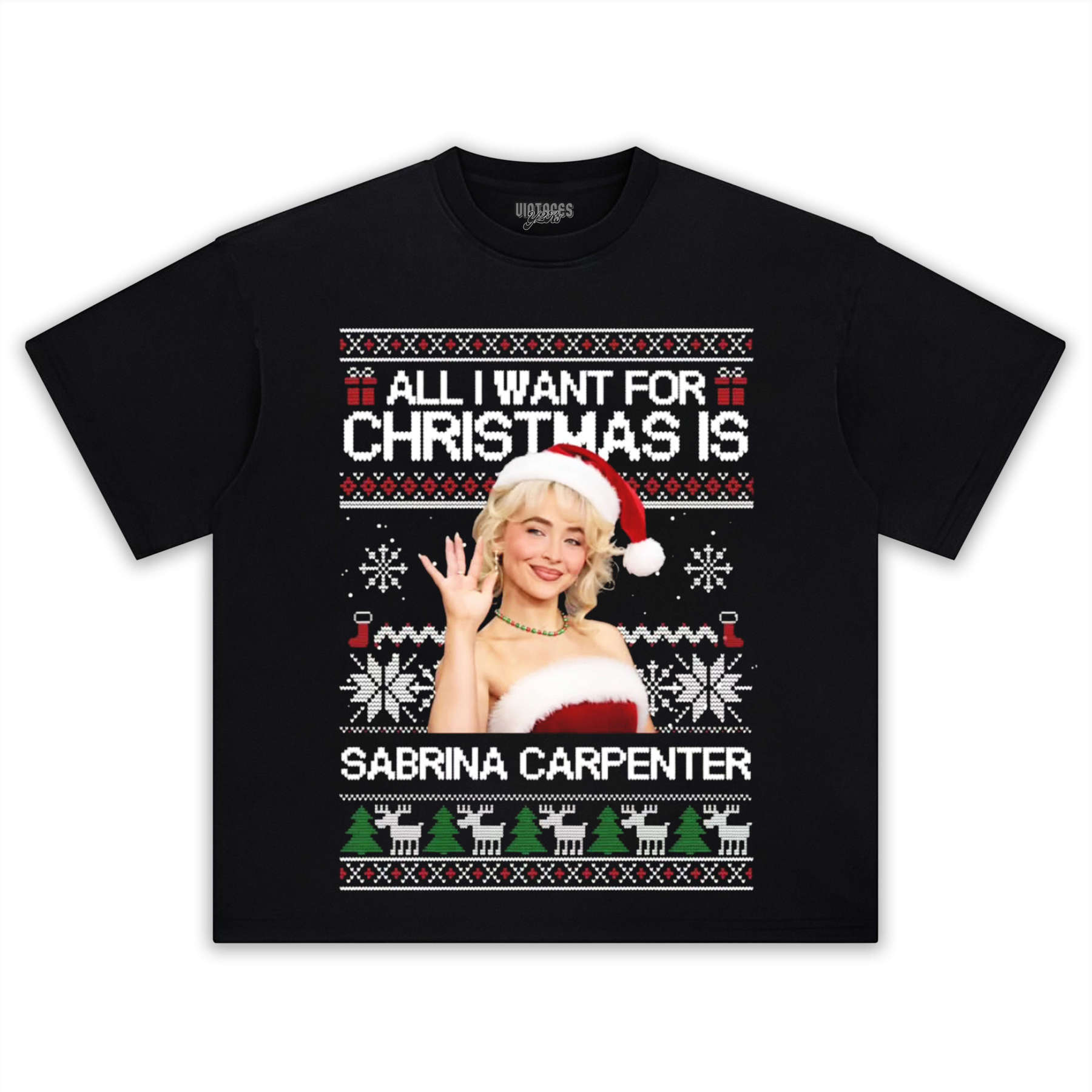 SABRINA CARPENTER CHRISTMAS STYLES TEE & LS & HOODIE