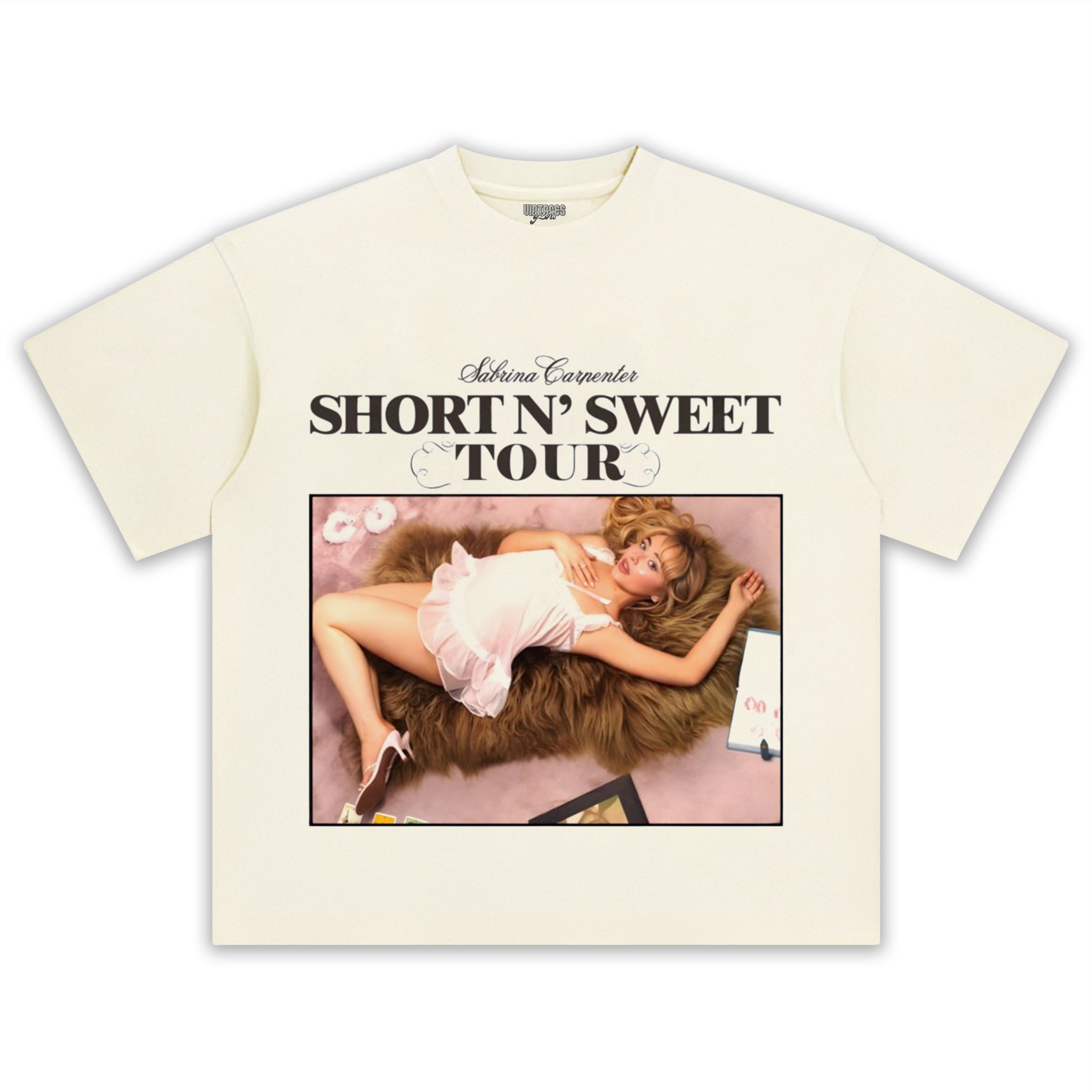 SABRINA CARPENTER SHORT N' SWEET TOUR TANK TOP & TEE & LONG SLEEVE & LAYERED LS & HOODIE
