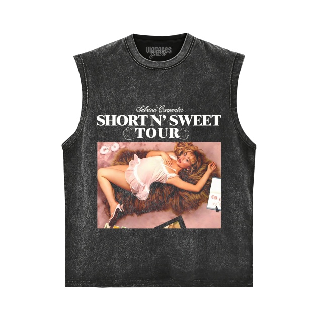 SABRINA CARPENTER SHORT N' SWEET TOUR TANK TOP & TEE & LONG SLEEVE & LAYERED LS & HOODIE