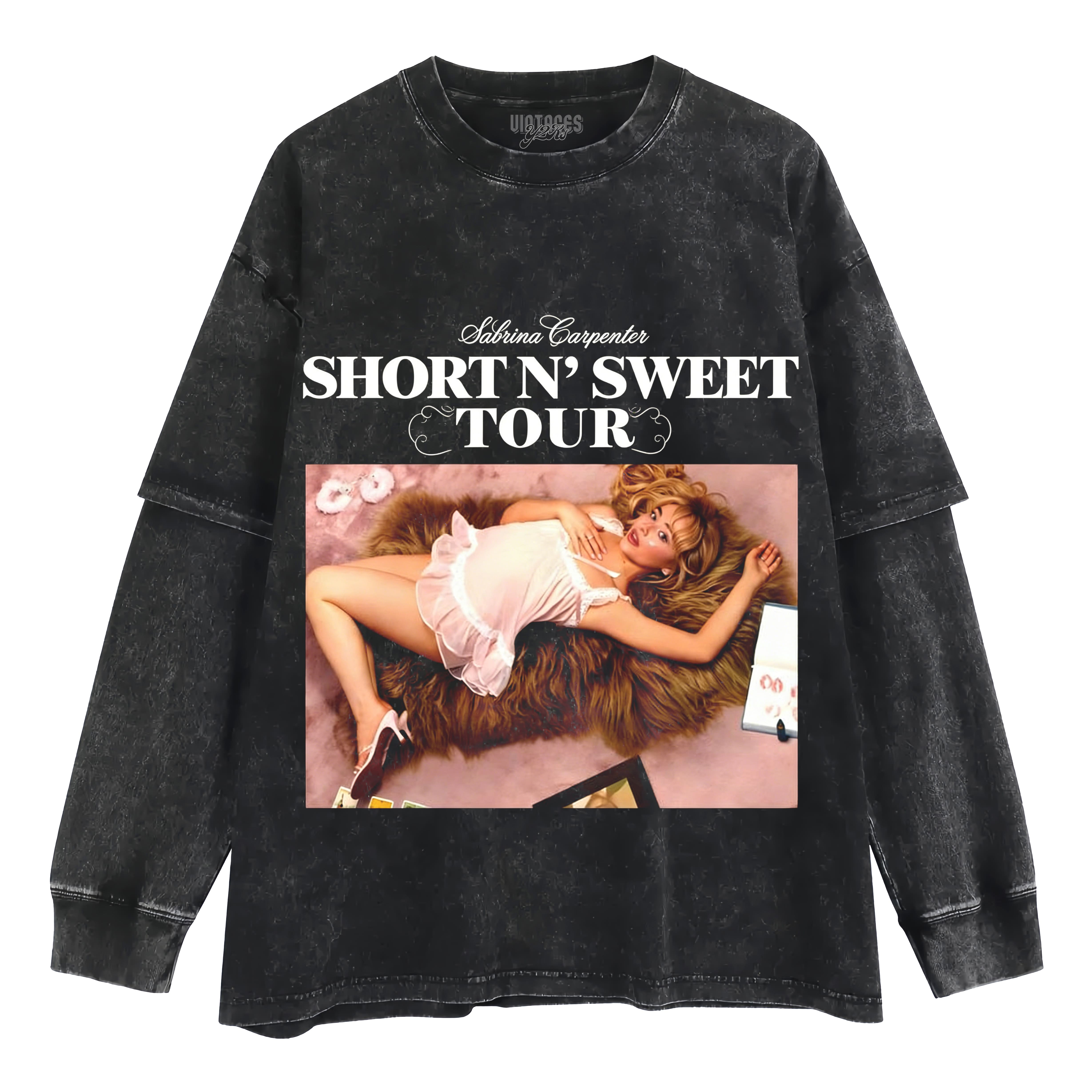 SABRINA CARPENTER SHORT N' SWEET TOUR TANK TOP & TEE & LONG SLEEVE & LAYERED LS & HOODIE