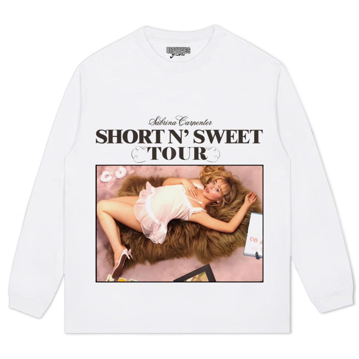 SABRINA CARPENTER SHORT N' SWEET TOUR TANK TOP & TEE & LONG SLEEVE & LAYERED LS & HOODIE