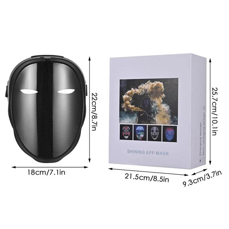 Electrifying Programmable  LED Mask