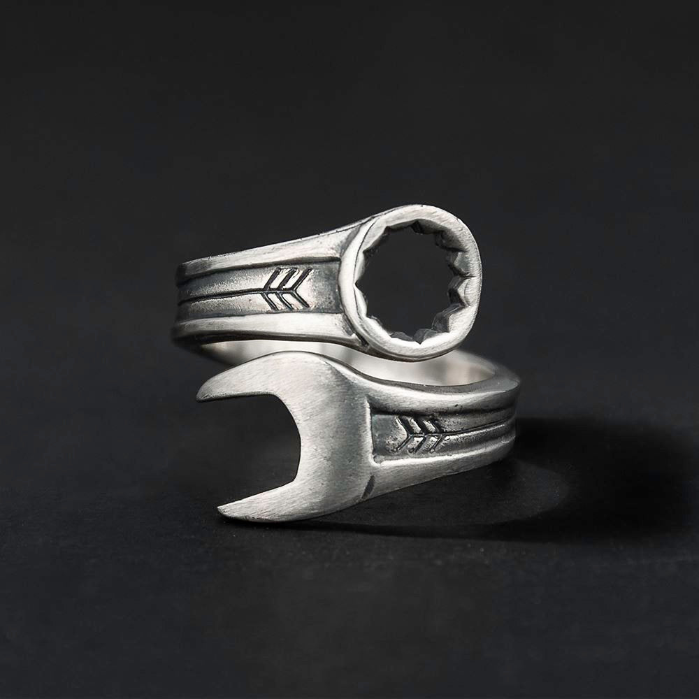 Sterling Silver Wrench Ring