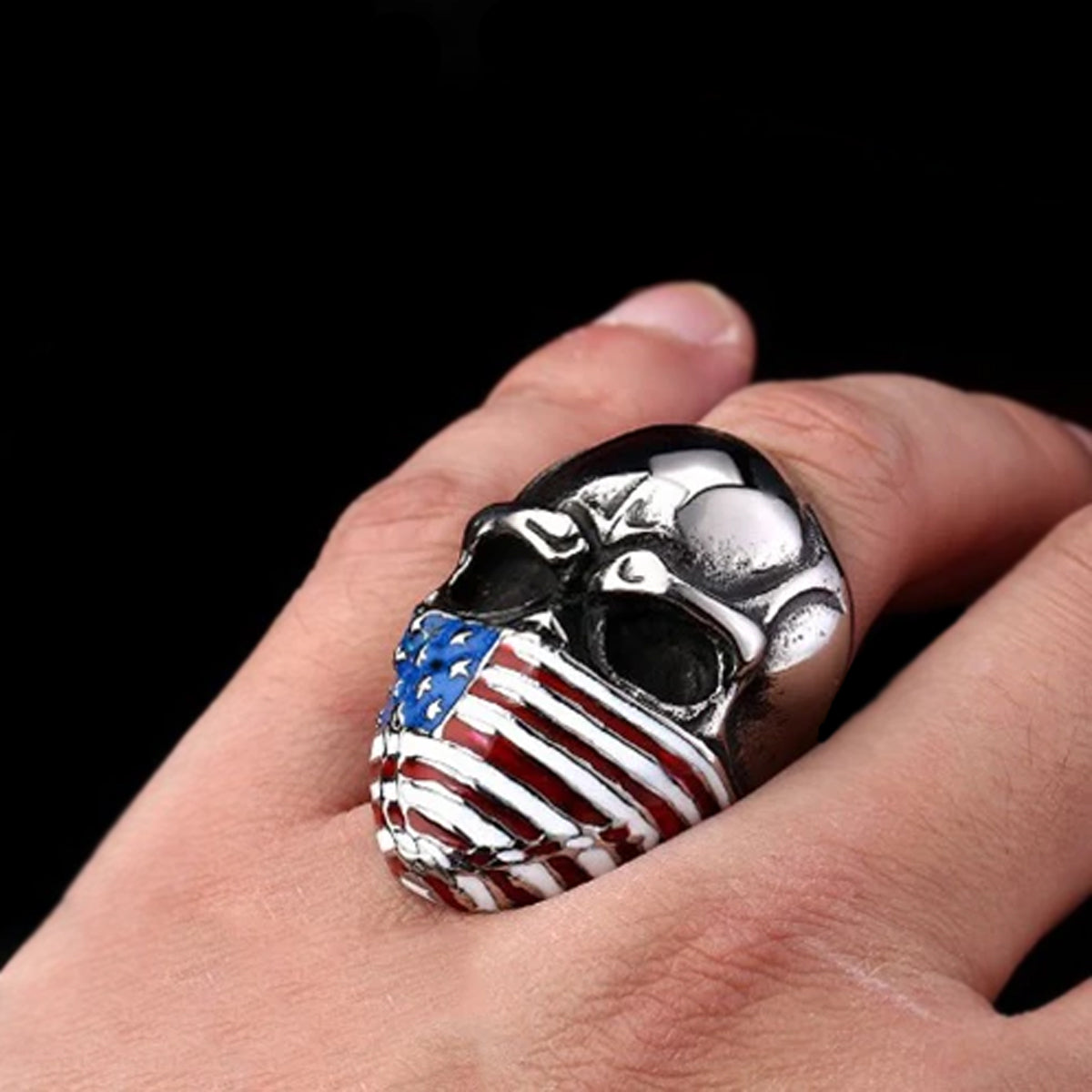 US, TX or CDN Skull Ring