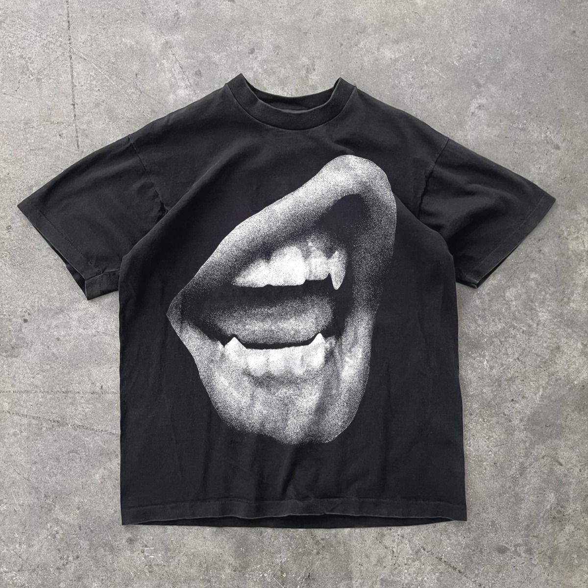 Vamp Opium Aesthetic Print cotton T-shirt