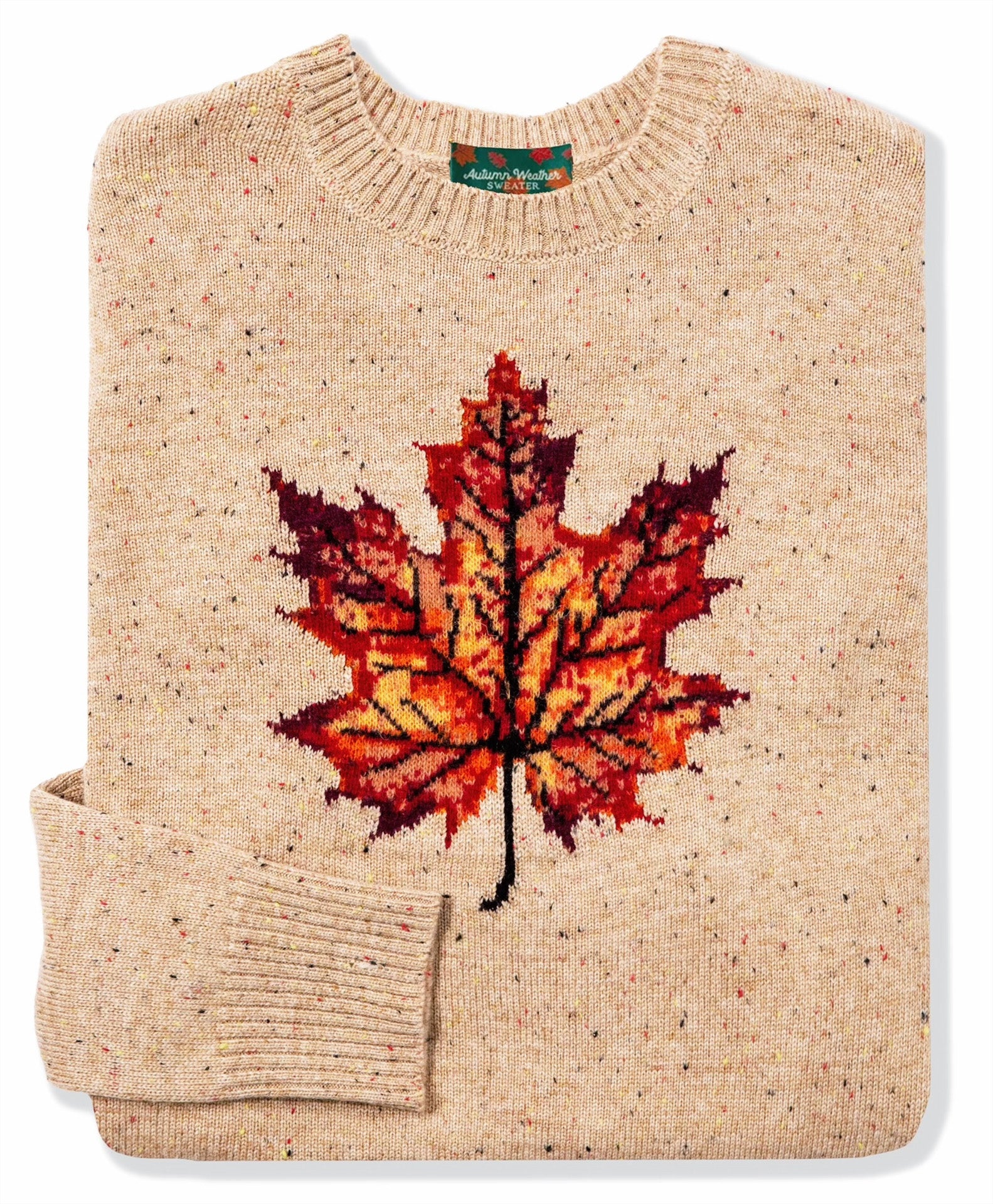 Woodstock Maple Leaf Donegal Sweater