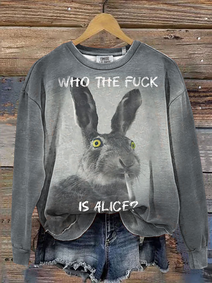 Funny Who The Fuck Art Print Casaul Short Sleeve T-shirt