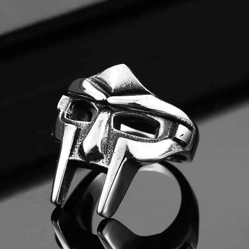 MF Doom Mask Stainless Steel Ring