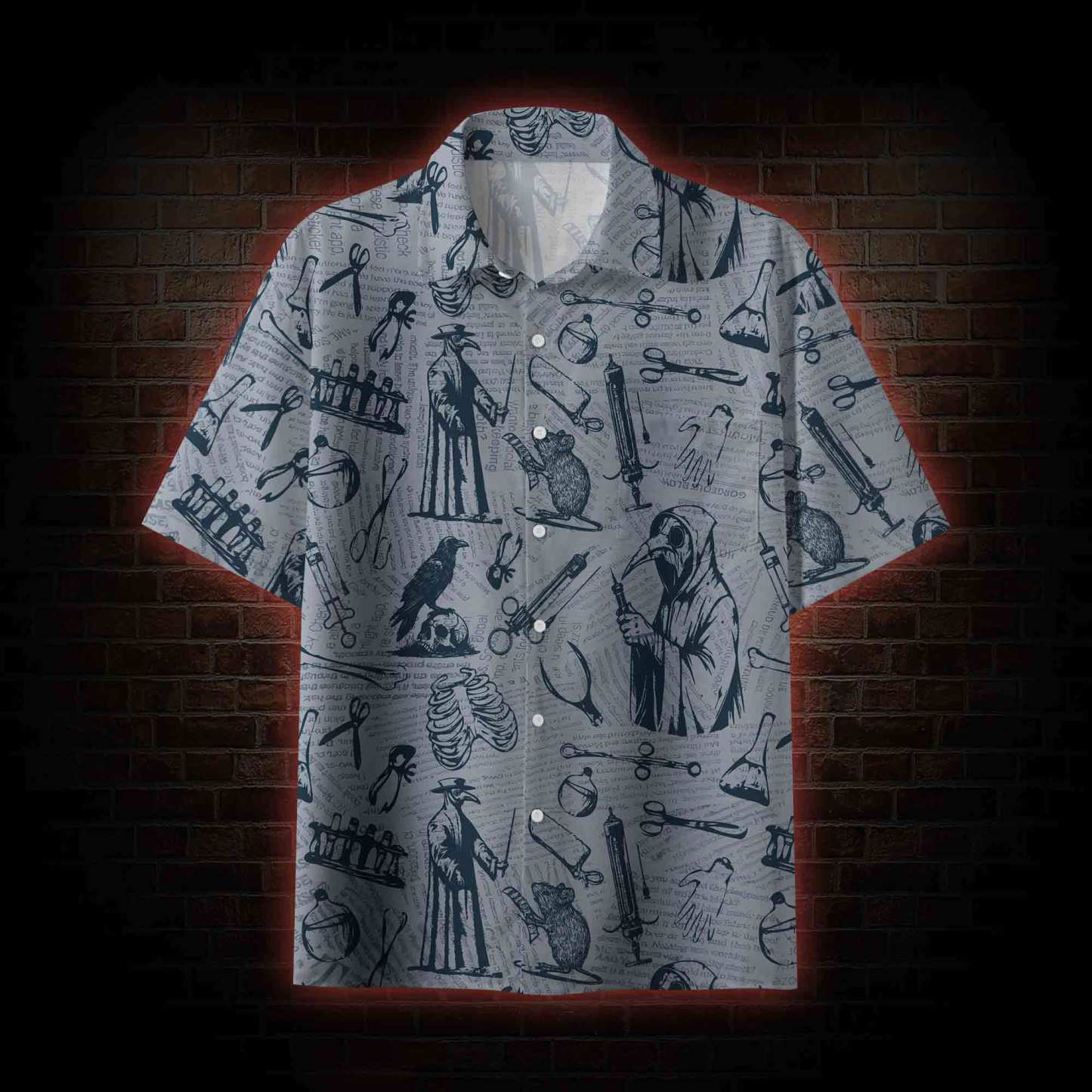 Black Death Hawaiian Shirt
