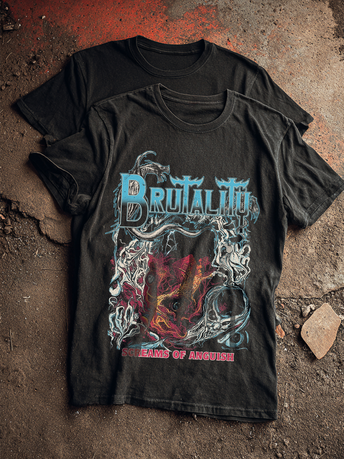 Brutality Screams Of Anguish Unisex Casual Printed Tank Top