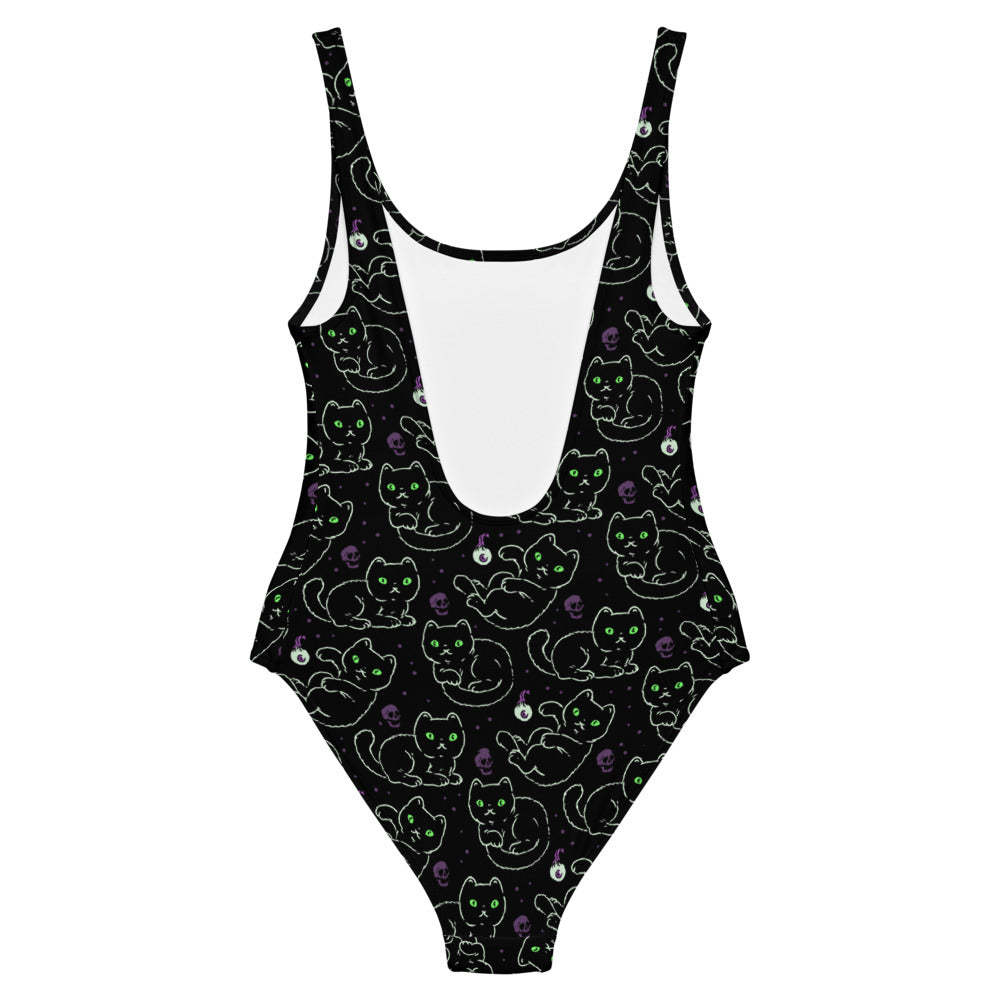 Black Cats One-Piece