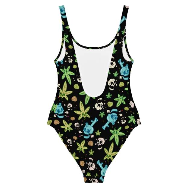 Skulls And Weed One-Piece