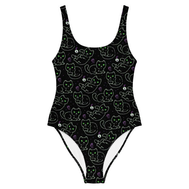 Black Cats One-Piece