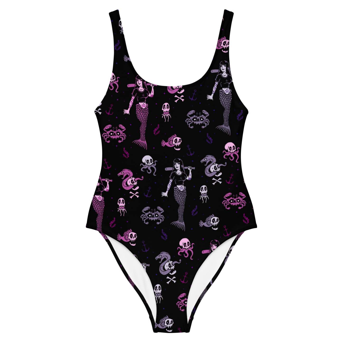 Goth Mermaid One-Piece