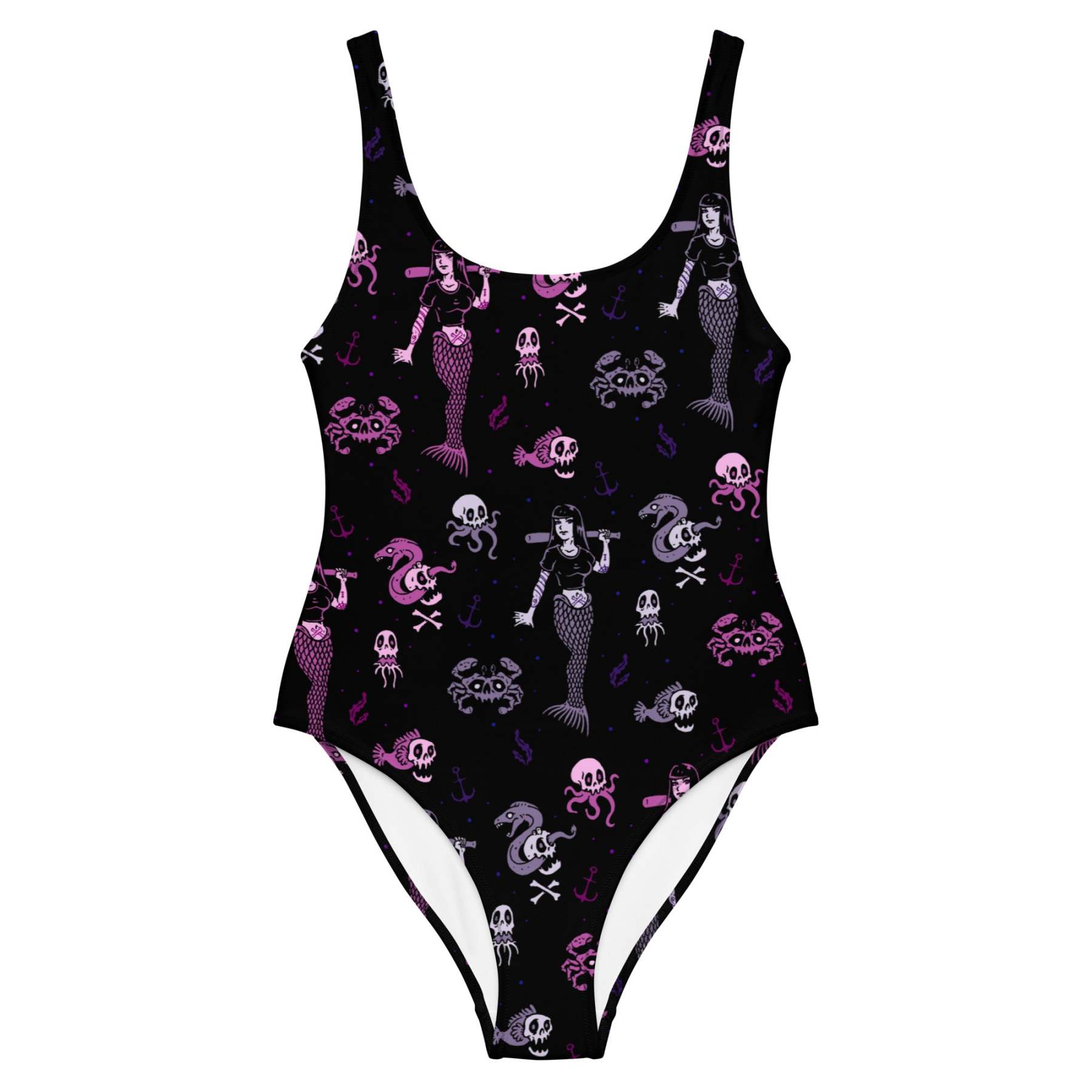 Goth Mermaid One-Piece