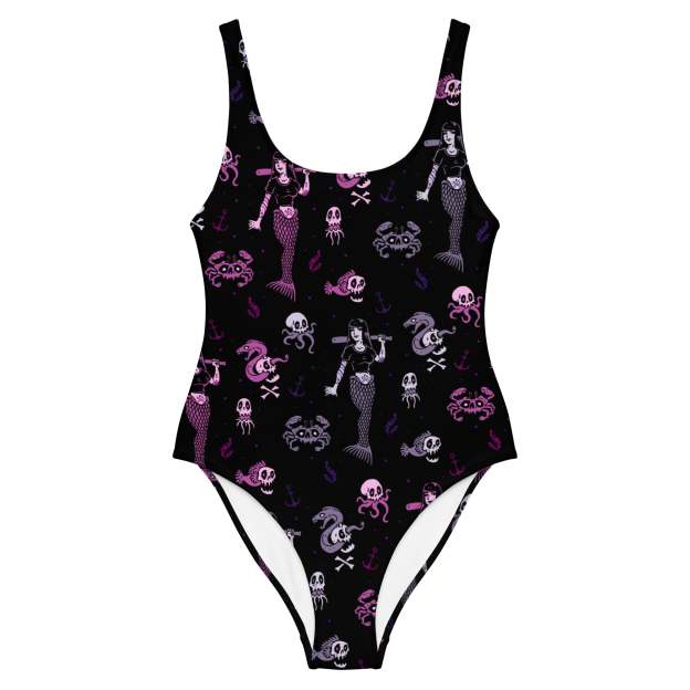 Goth Mermaid One-Piece