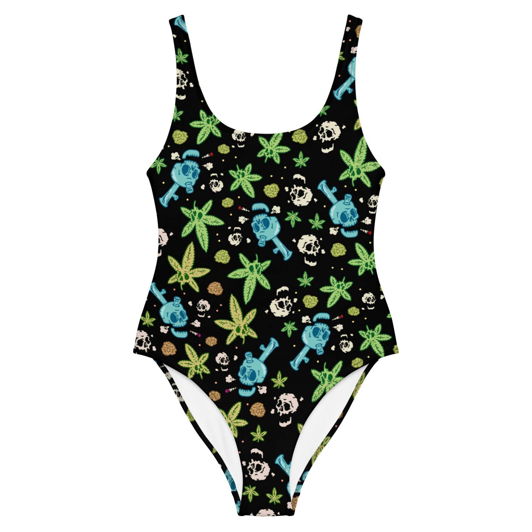 Skulls And Weed One-Piece