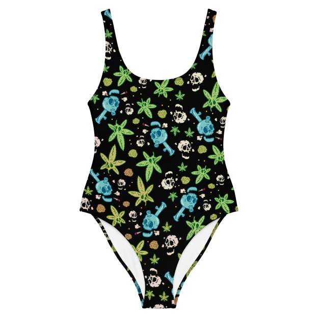 Skulls And Weed One-Piece