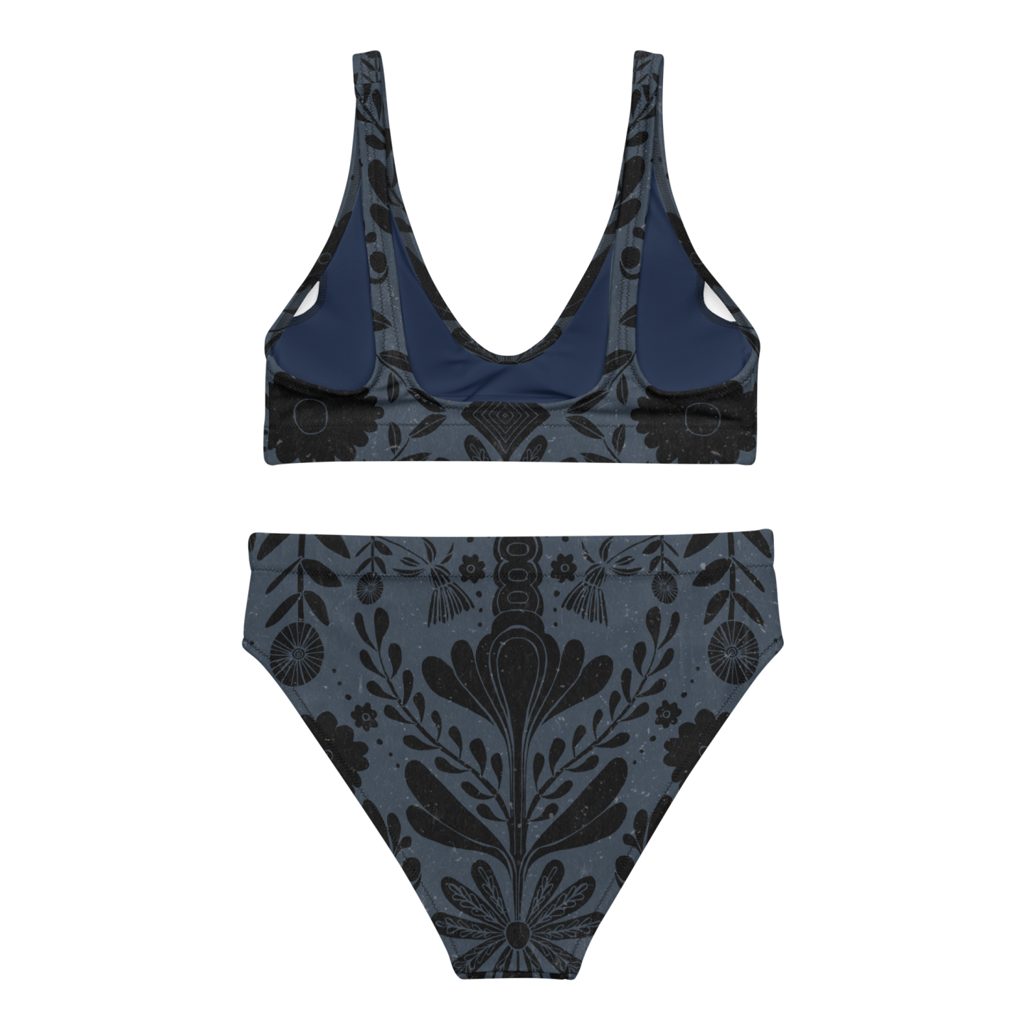 Recycled high-waisted bikini [Night Sky]