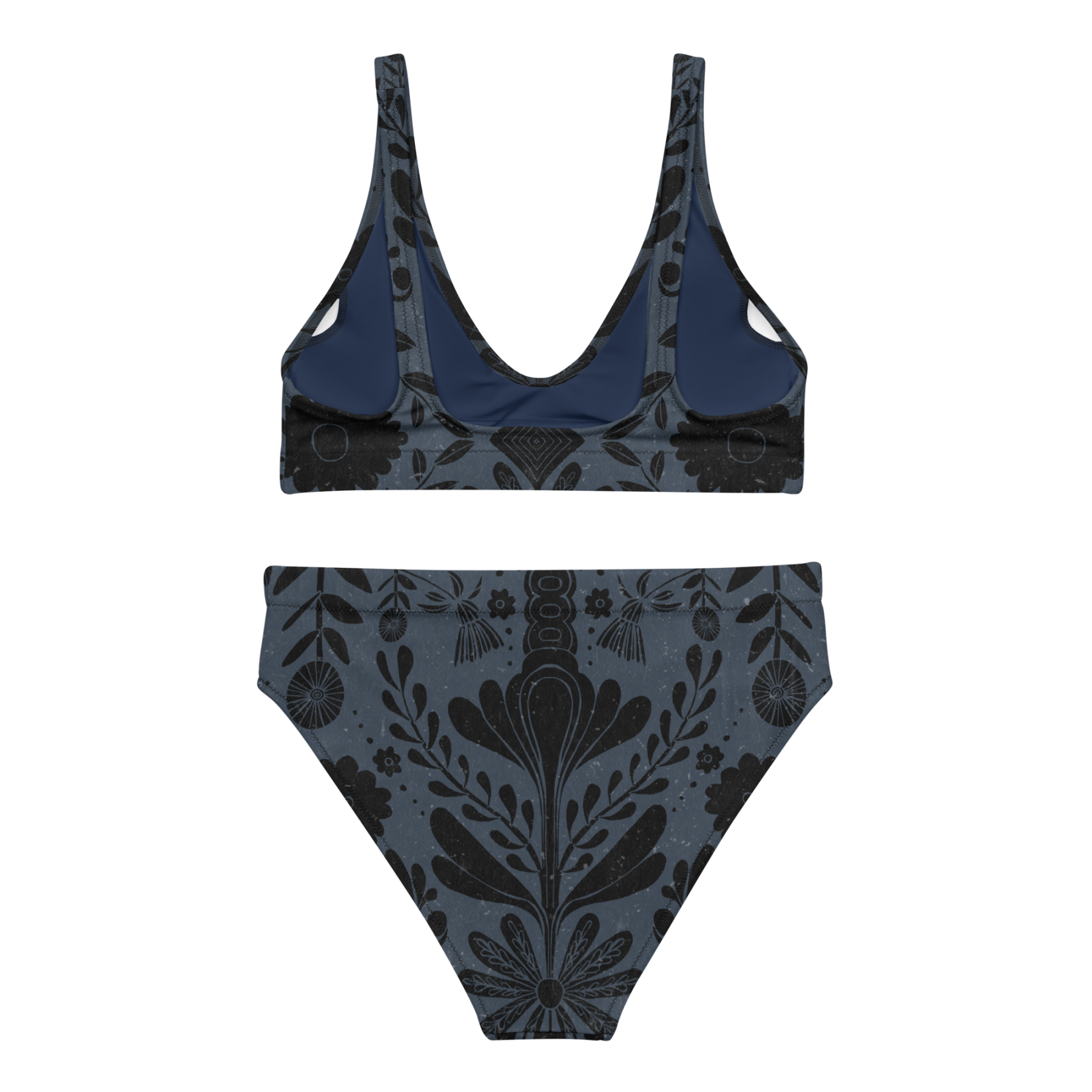 Recycled high-waisted bikini [Night Sky]