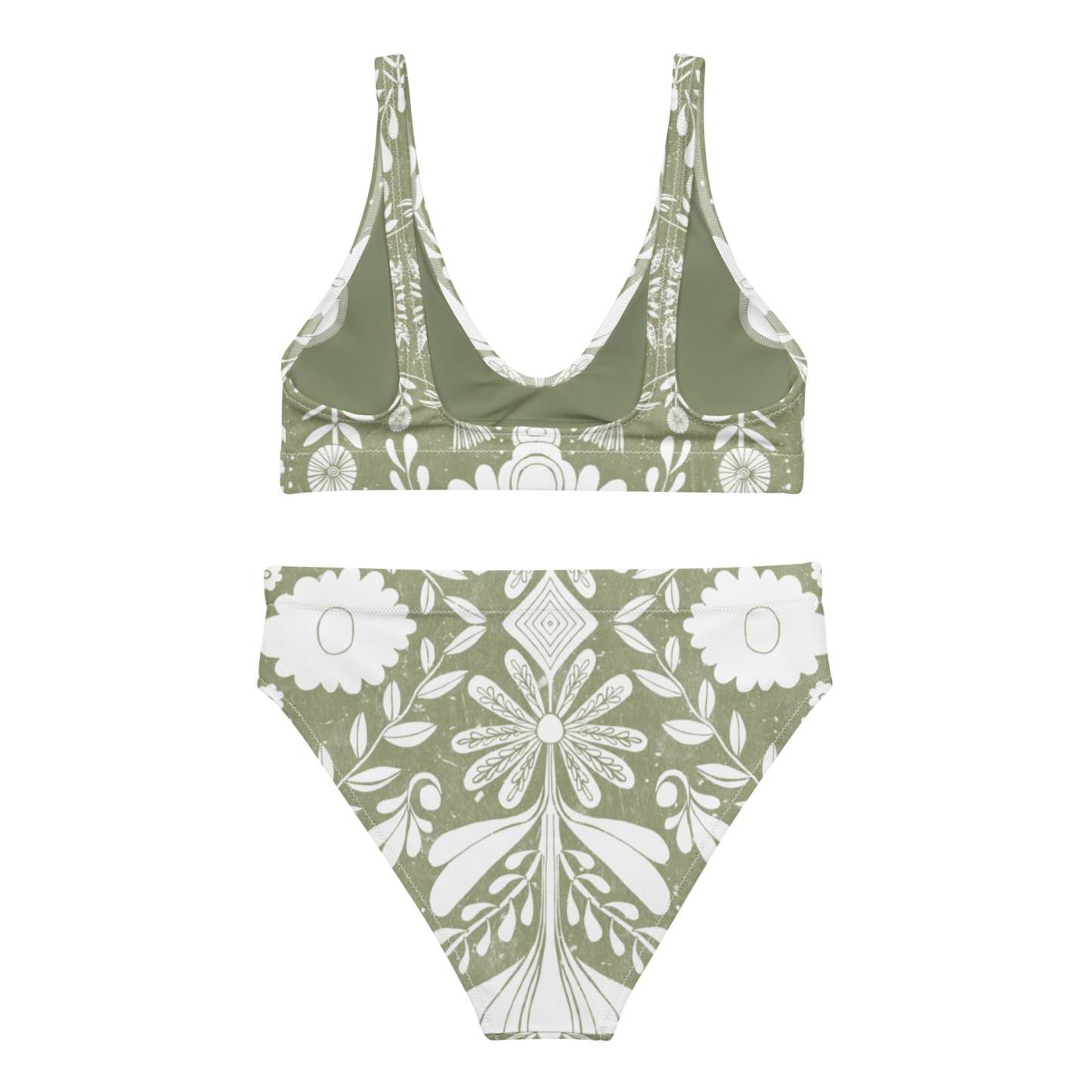 Recycled high-waisted bikini [Earth