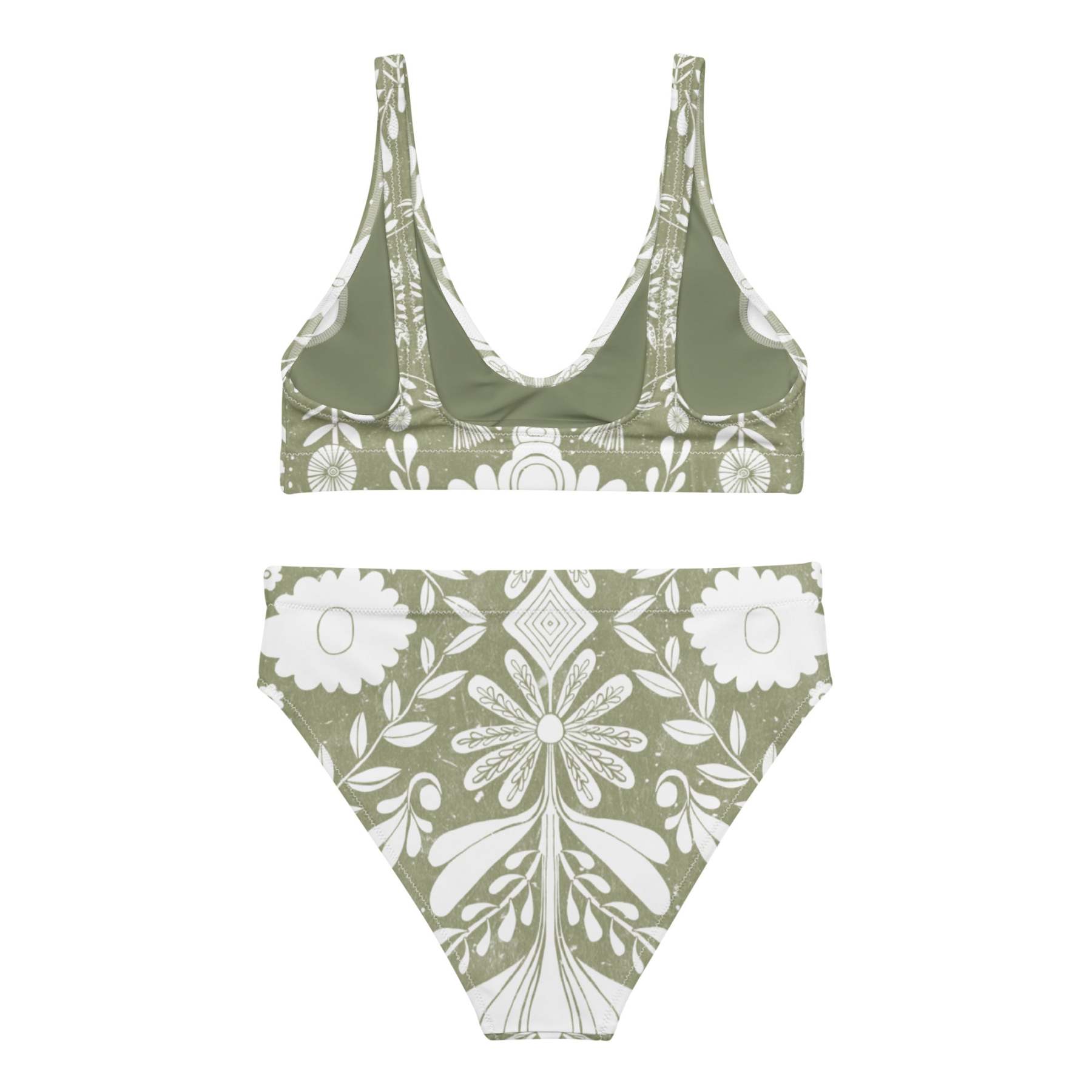 Recycled high-waisted bikini [Earth