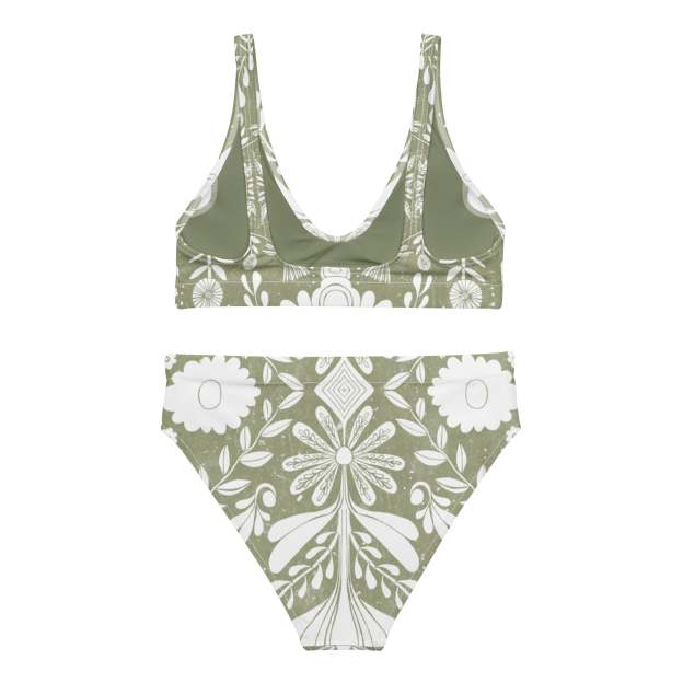 Recycled high-waisted bikini [Earth