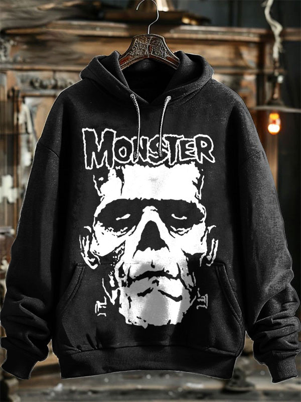 Fashionable Unisex Scientist Pattern Hooded Sweatshirt