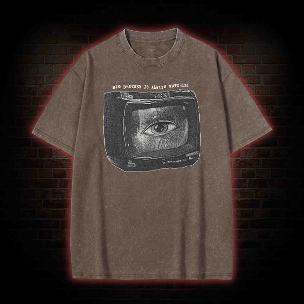 Big Brother is Always Watching Washed T-shirt