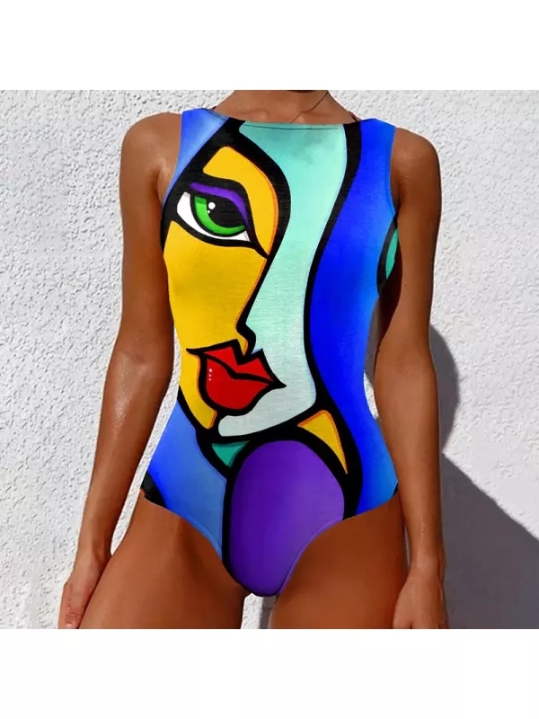 Fashion Sexy Printed Swimsuit