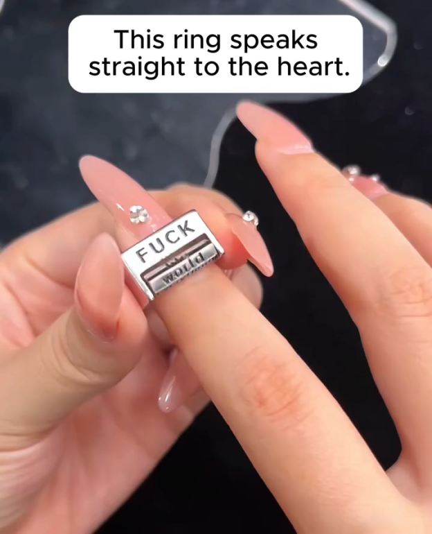 F*ck You Everything Rotating Mood Control Ring