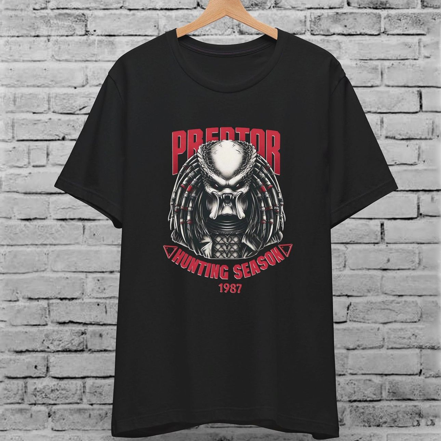 Predator 1987 Movie cotton T-shirt