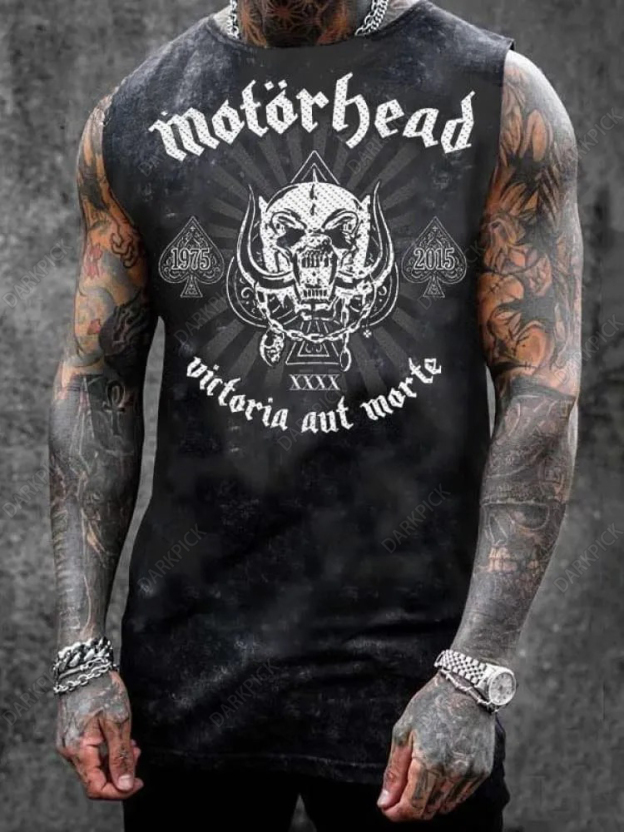 Men's Motorhead Print Tank Top