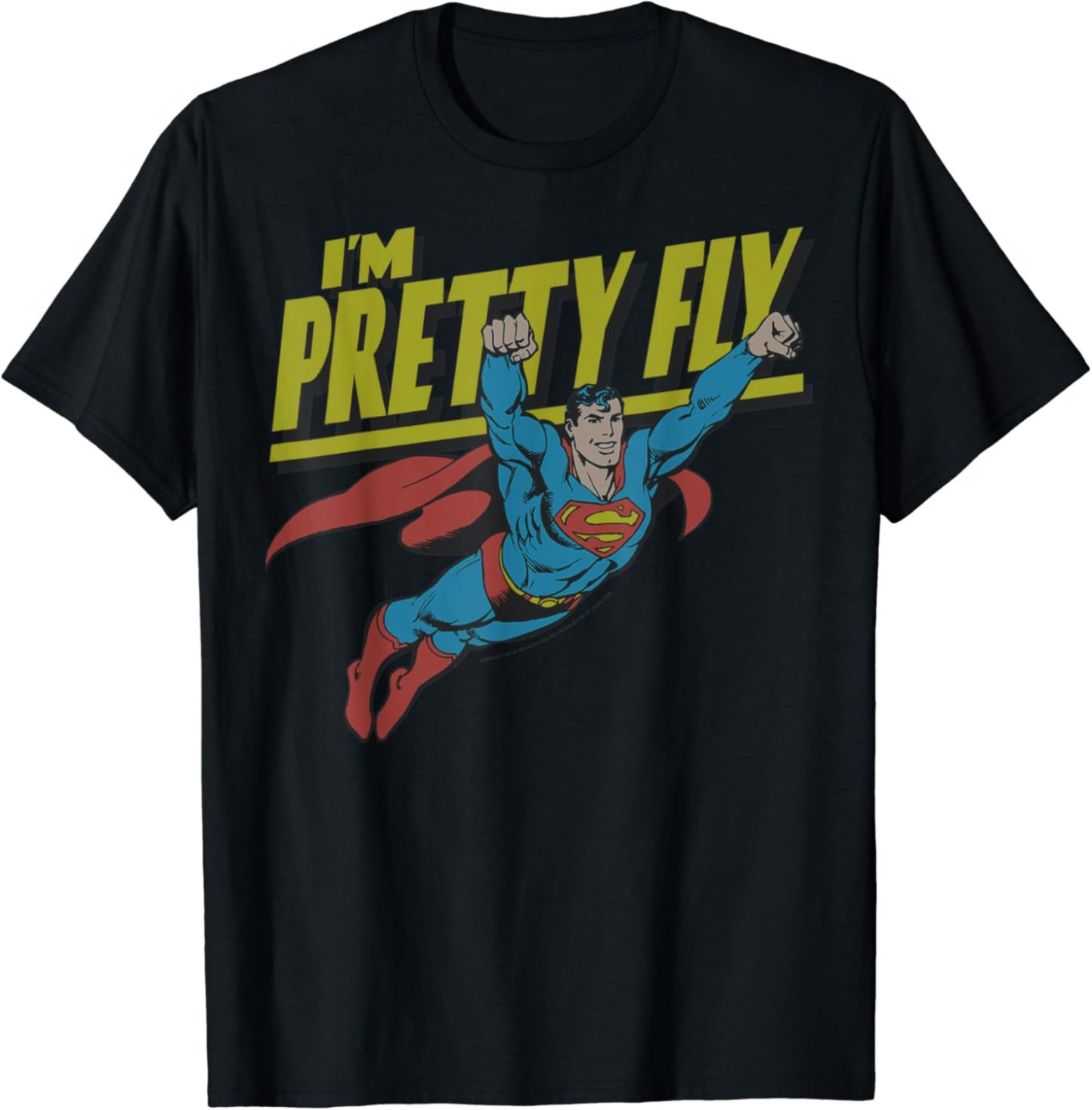 DC Comics Superman Pretty Fly Retro T-shirt