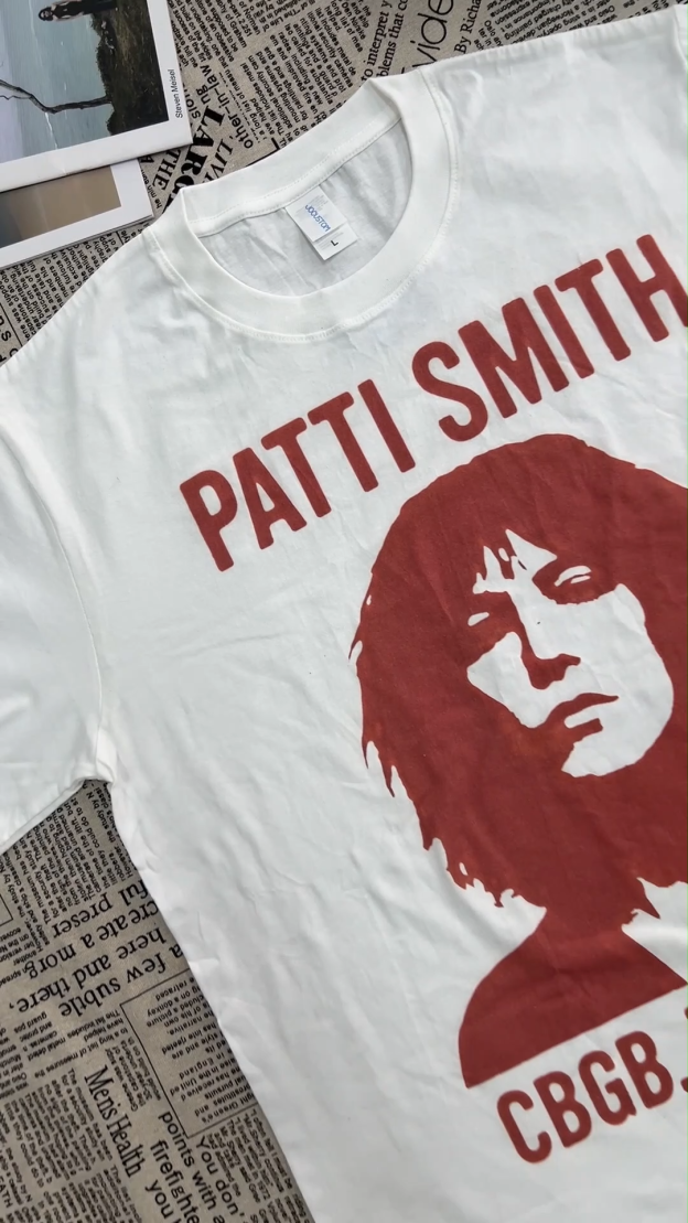 Patti Smith Singer cotton T-shirt