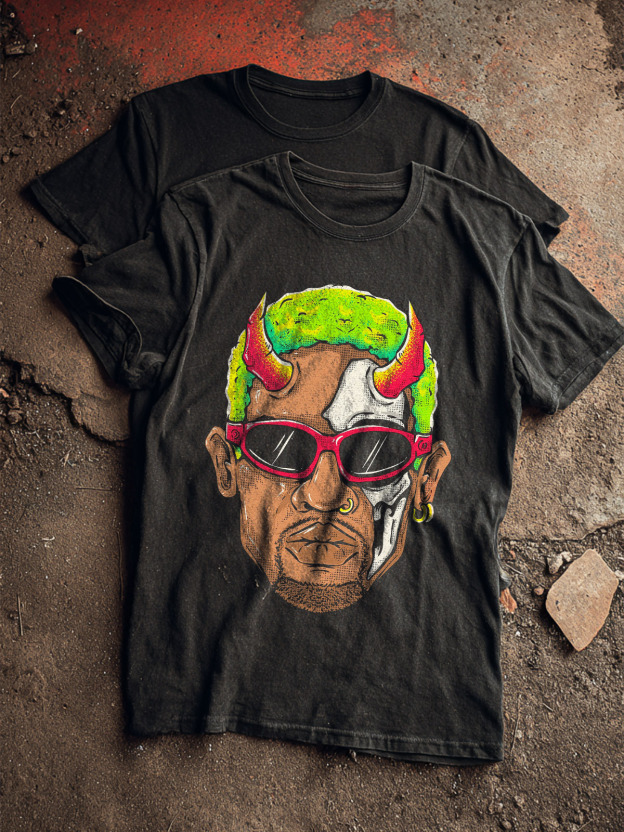 Dennis Rodman cotton T-shirt