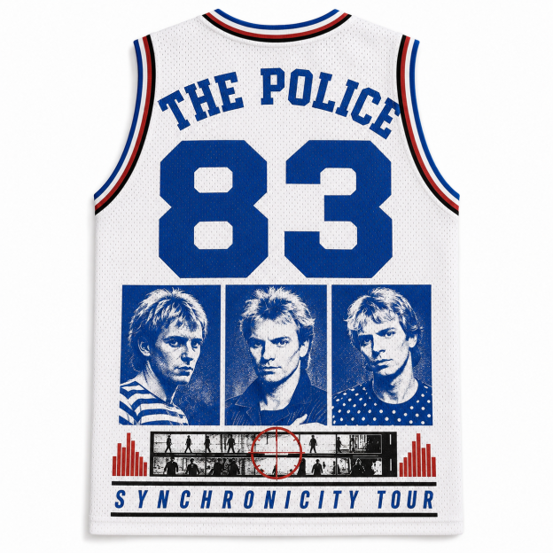 The Police Synchronicity 1983 Concert Retro Jersey Tank