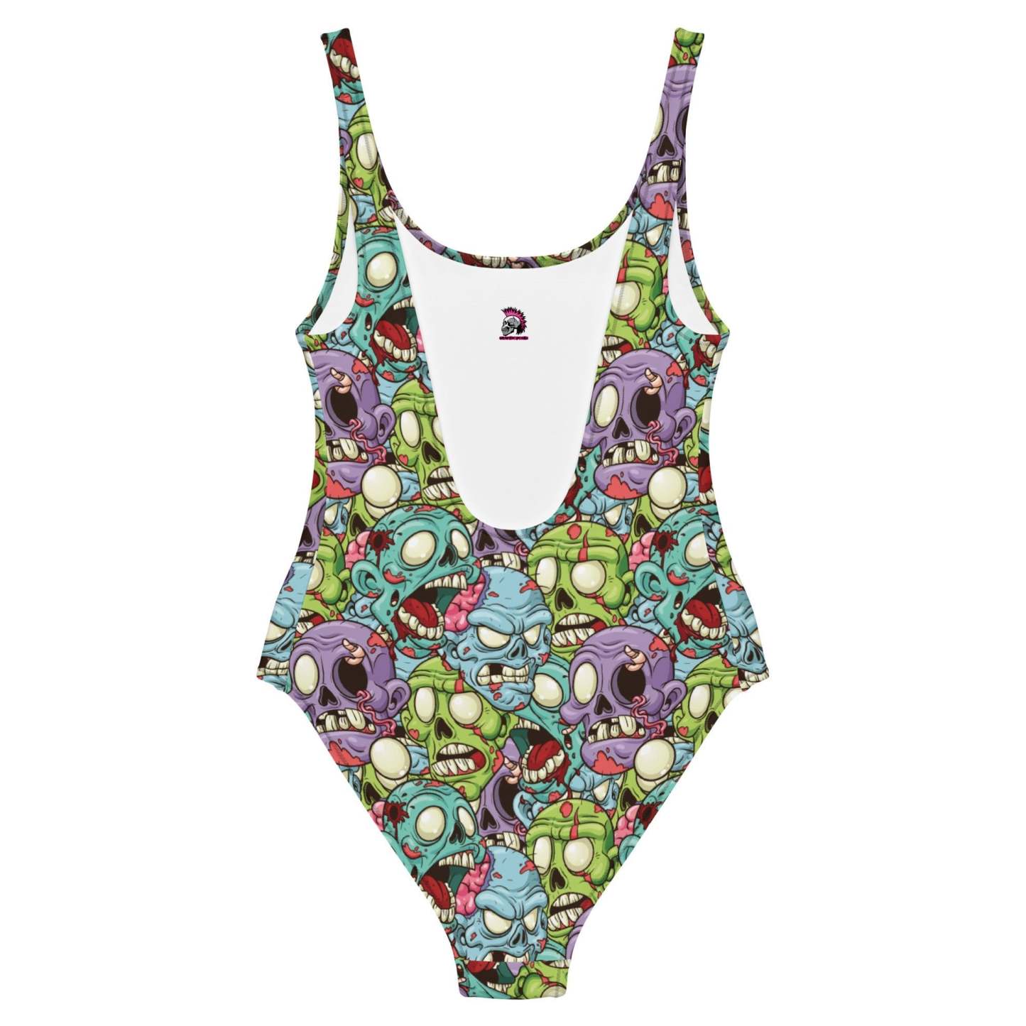Cartoon Zombie One-Piece Swimsuit