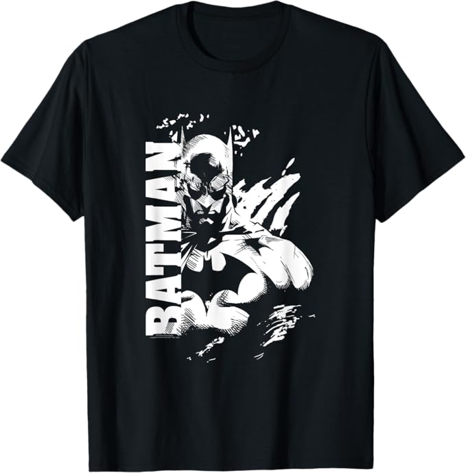 Unisex cotton BATMAN URBAN SPLIT DAMEN  T-shirt