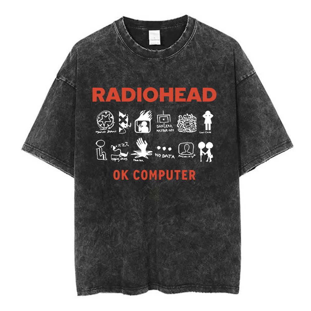 Radiohead Band Washed T-Shirt