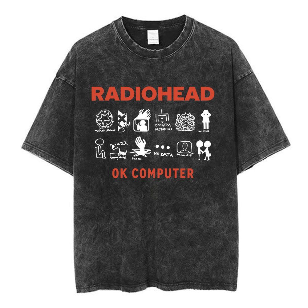 Radiohead Band Washed T-Shirt