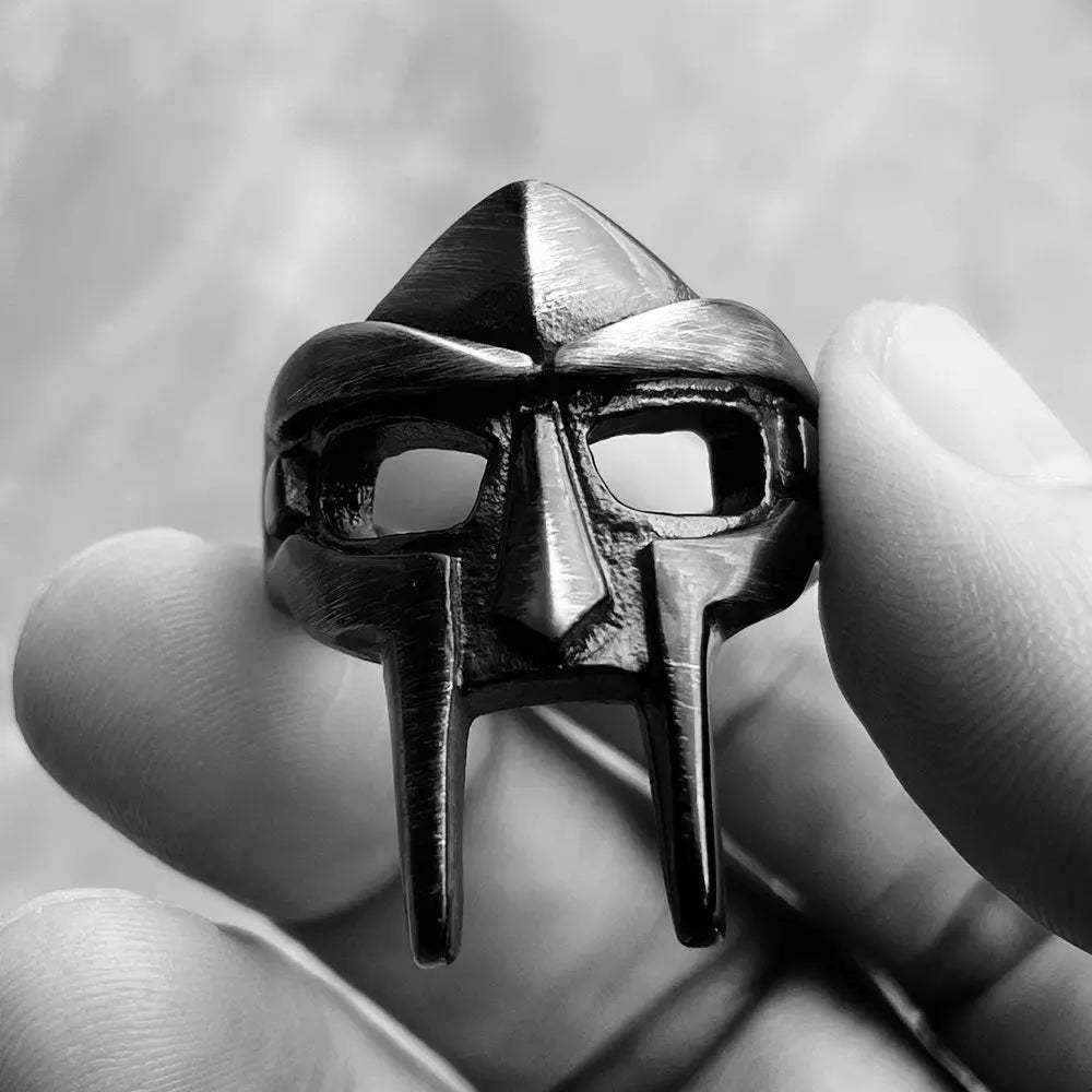 MF Doom Mask Stainless Steel Ring