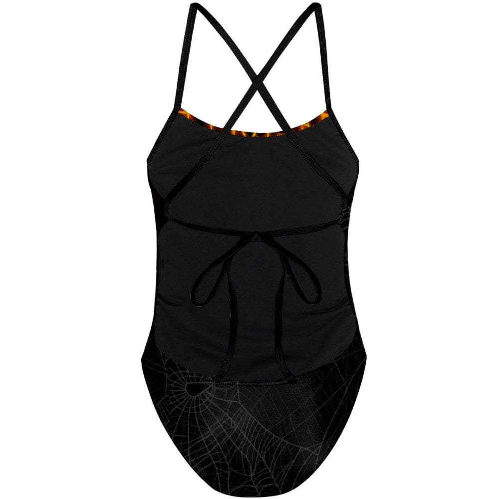 Halloween Fire - Tieback One Piece Swimsuit